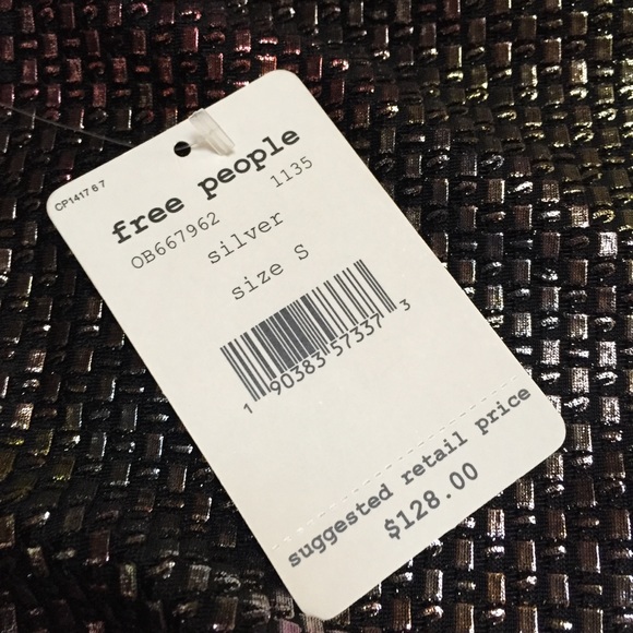 Free People Metallic Shift Dress - Picture 6 of 6